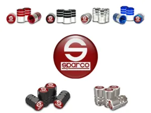 Sparco Copri valvole Bici Design High-End